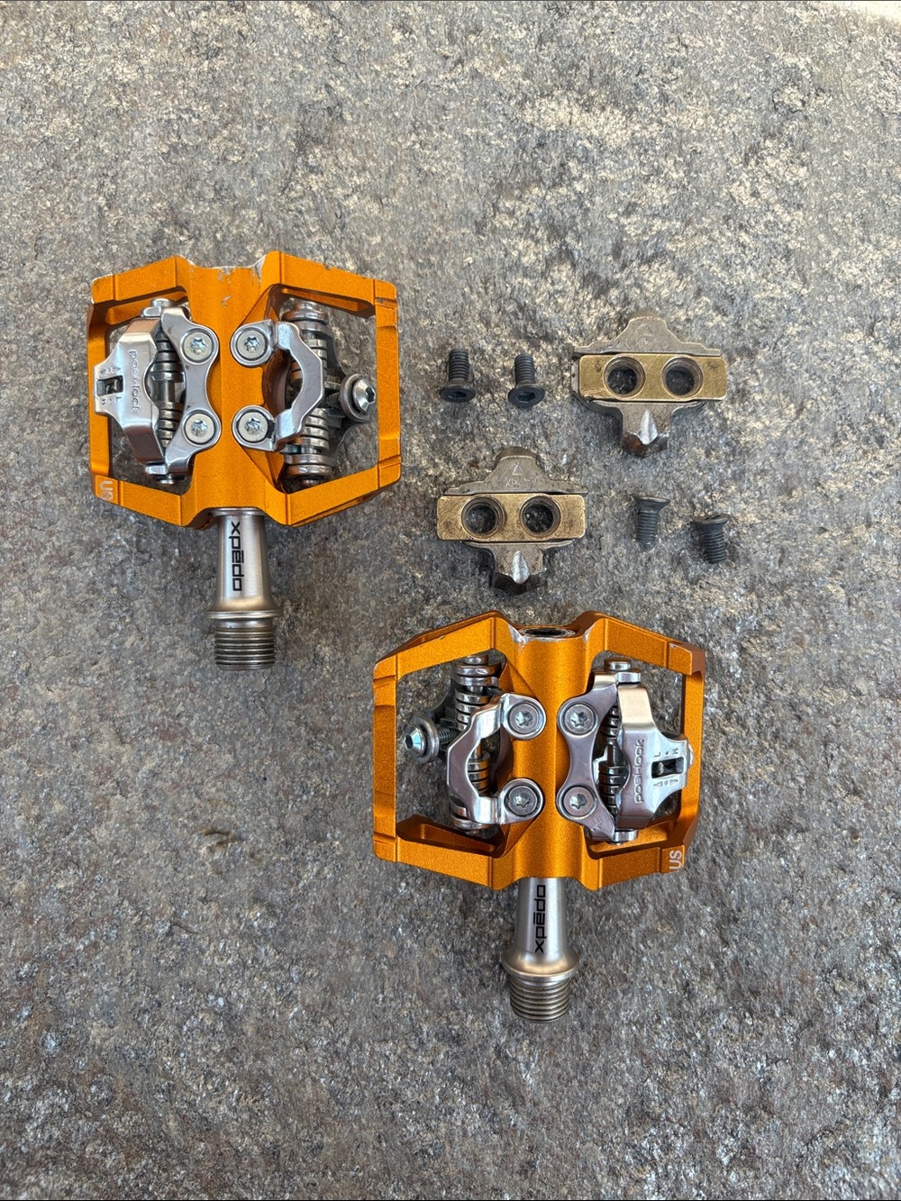 Xpedo || Baldwin || clipless mountain bike pedals || Orange